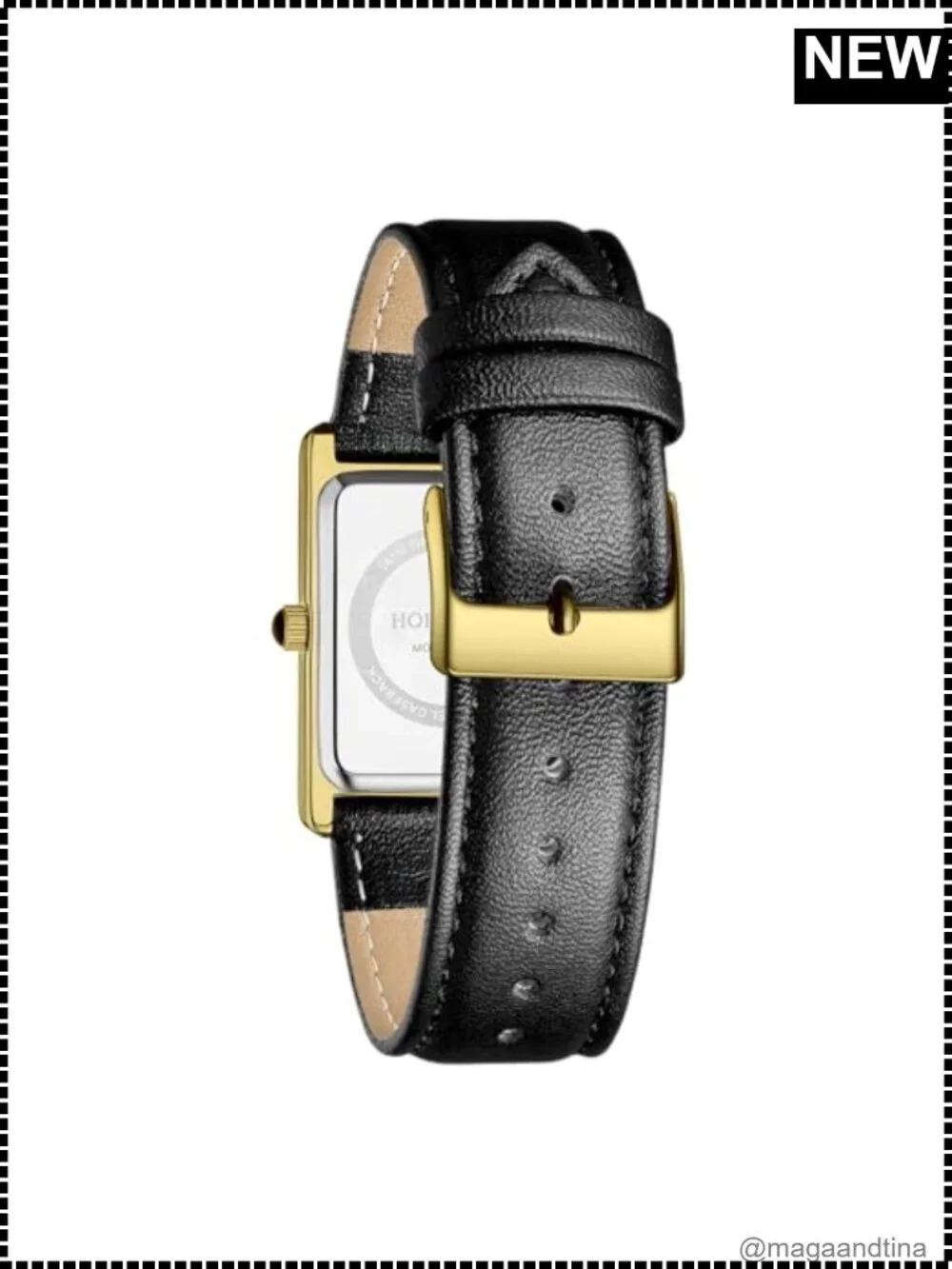 HOLSTOUR Men's Business Minimalism Analog Quartz Watch with Japanese Quartz